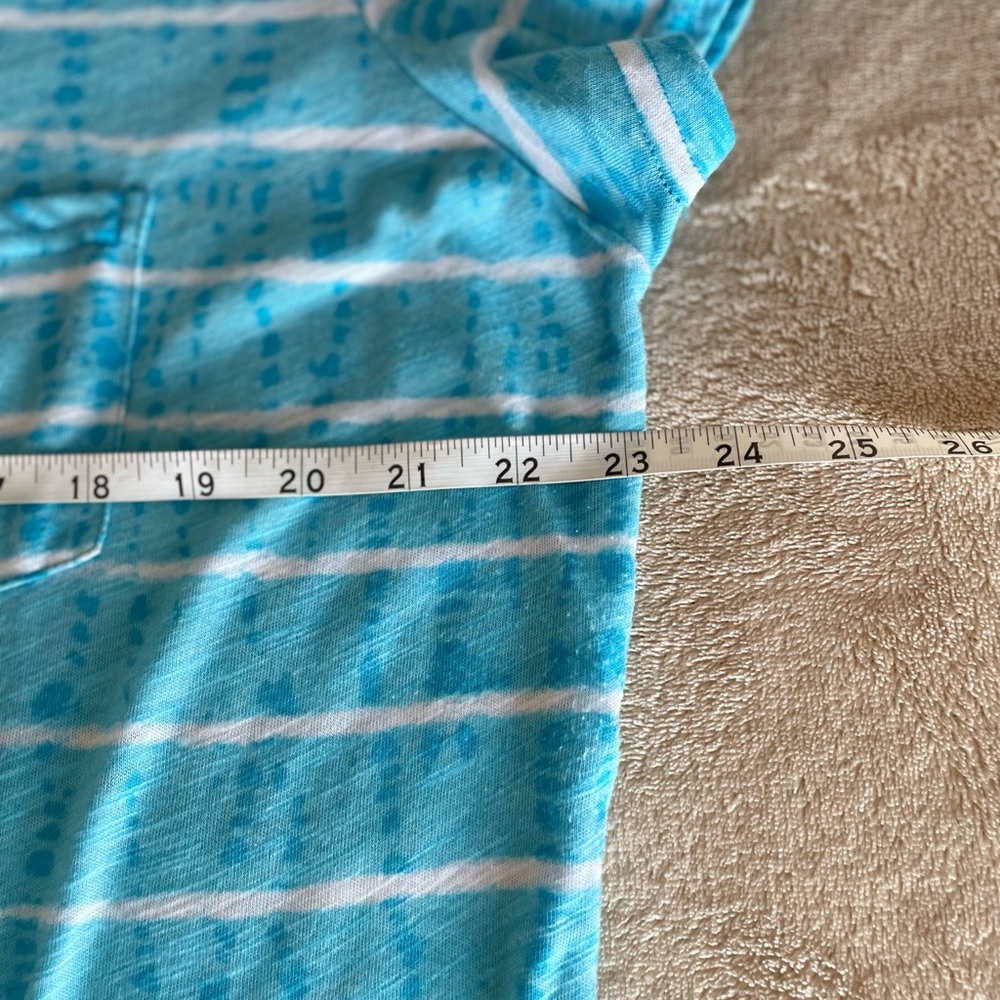 Torrid Soft Striped Toe Dye V-Neck T-Shirt - Size 1X - Picture 9 of 11